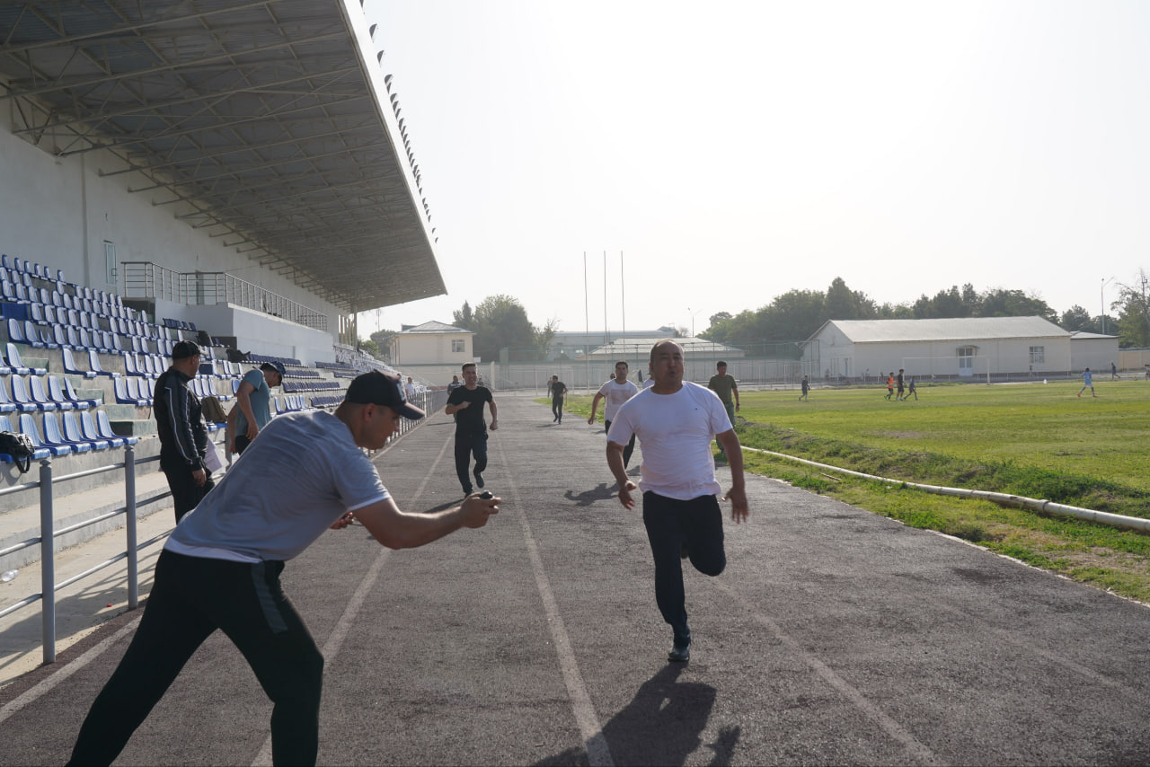Surxondaryo viloyati IIB shaxsiy tarkibi bilan navbatdagi sport mashg‘ulotlari o‘tkazildi.