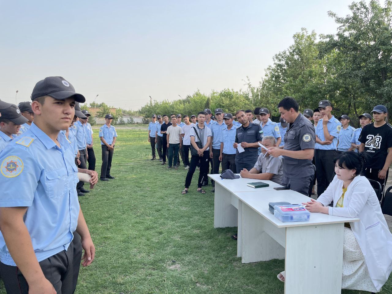 Surxondaryo akademik litseyida harbiylashtirilgan estafeta musobaqasi o‘tkazildi.