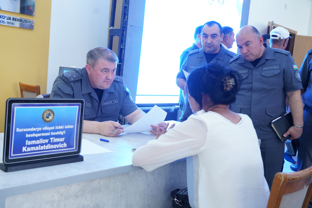 Сурхондарё вилояти ҳуқуқни муҳофаза қилувчи органлари раҳбарларининг навбатдаги “Сайёр қаб…