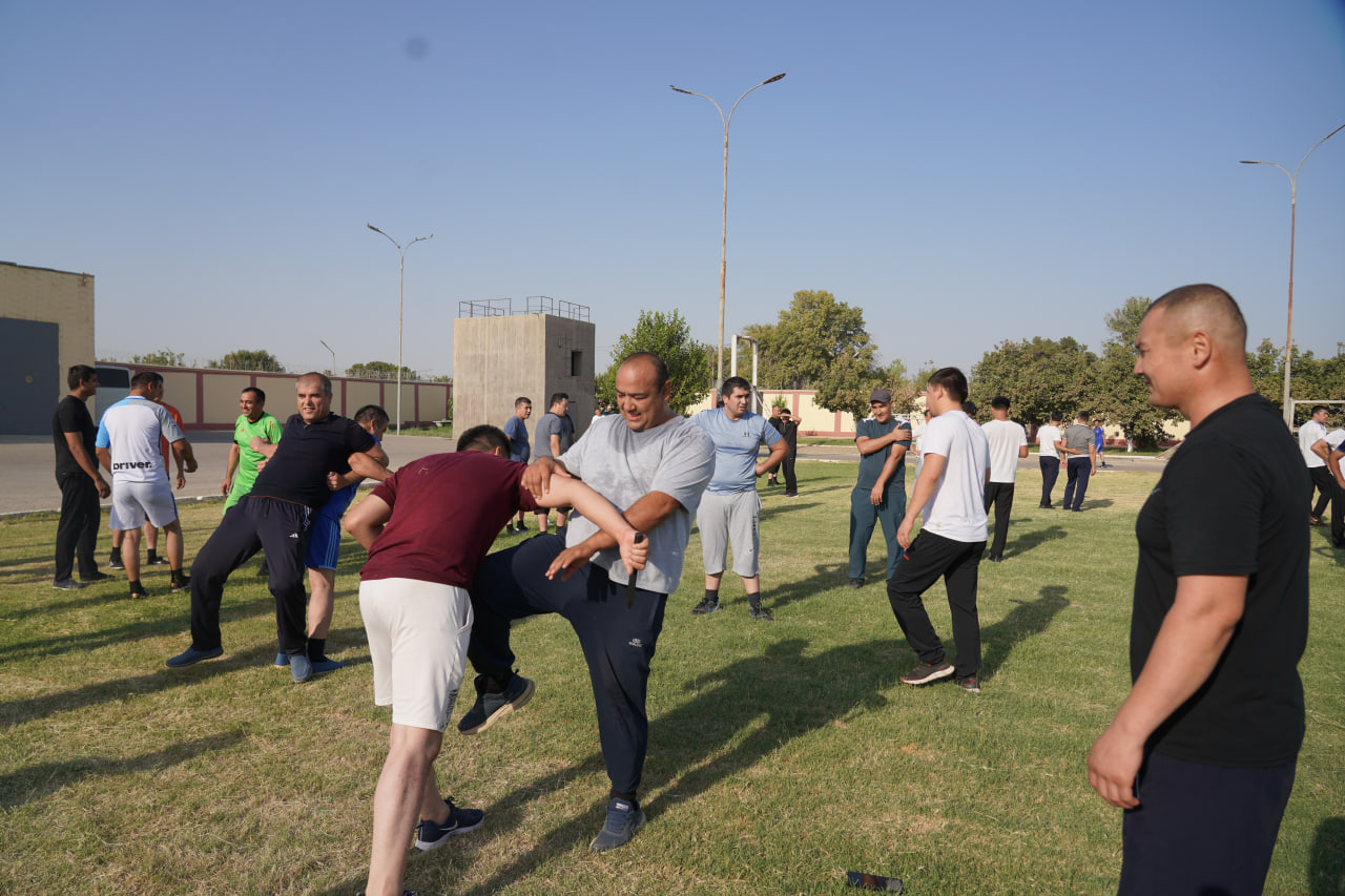 Surxondaryo viloyati IIB shaxsiy tarkibi bilan navbatdagi sport mashg‘ulotlari o‘tkazildi.