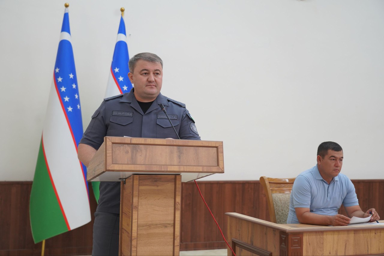 Қизириқ туманида Сурхондарё вилояти ИИБ бошлиғи раҳбарлигида Президентимизнинг жорий йил 3…
