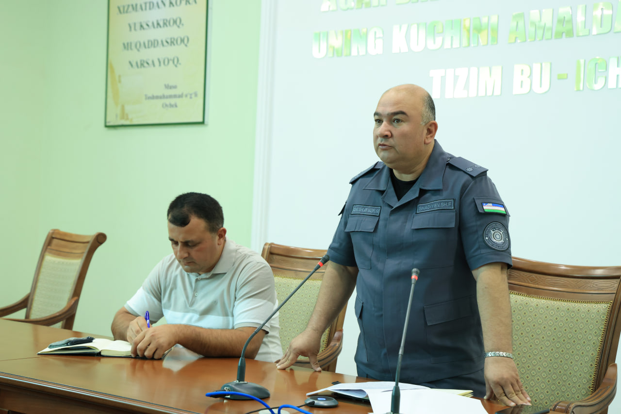 Сурхондарё вилояти ИИБда навбатдаги маънавият ва маърифат дарси “Ички туризм: ҳам саёҳат, …