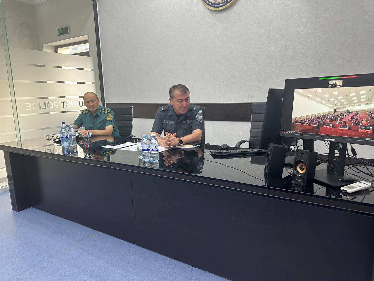 Сурхондарё вилояти ИИБ масъуллари иштирокида ИИВ Академияси курсантлари билан навбатдаги о…