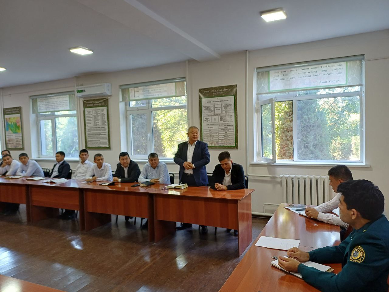 ИИВ Сурхондарё академик лицейида  педагог ходимларнинг малакасини оширишга қаратилган амал…