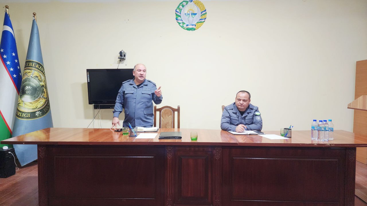 Сурхондарё вилояти ИИБ Шимолий минтақавий ҳудуд Узун тумани ИИБда қонунчилик масалалари ҳа…