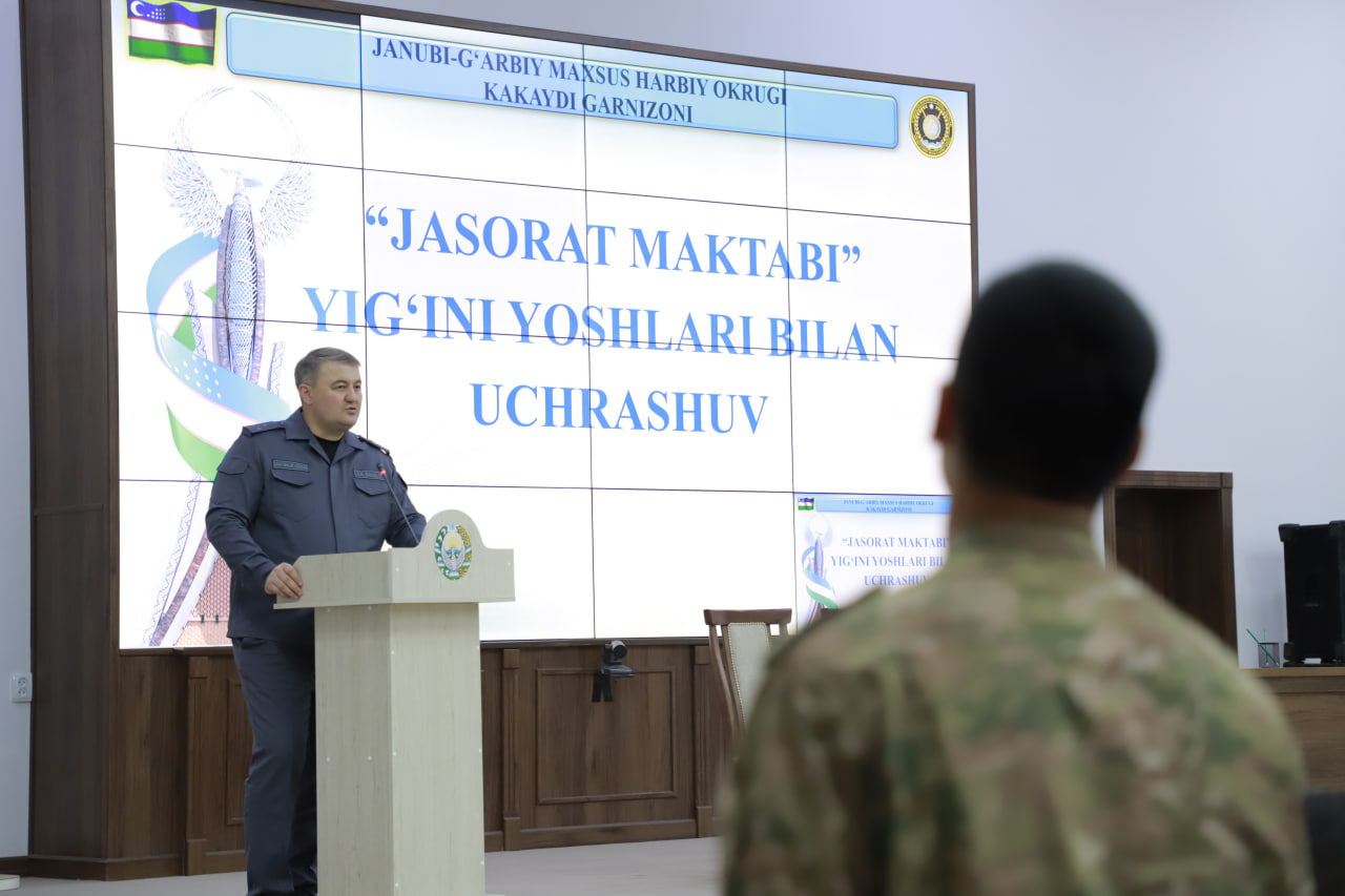 Ёшларда ҳарбий-ватанпарварлик туйғусини шакллантириш йўлида — “Жасорат мактаби”да навбатда…