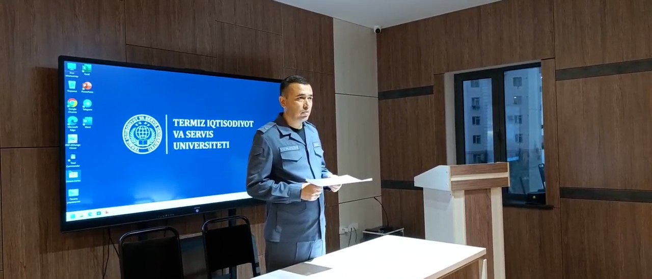 Термиз иқтисодиёт ва сервис университети Тиббиёт факультетида профилактик суҳбат ташкил эт…