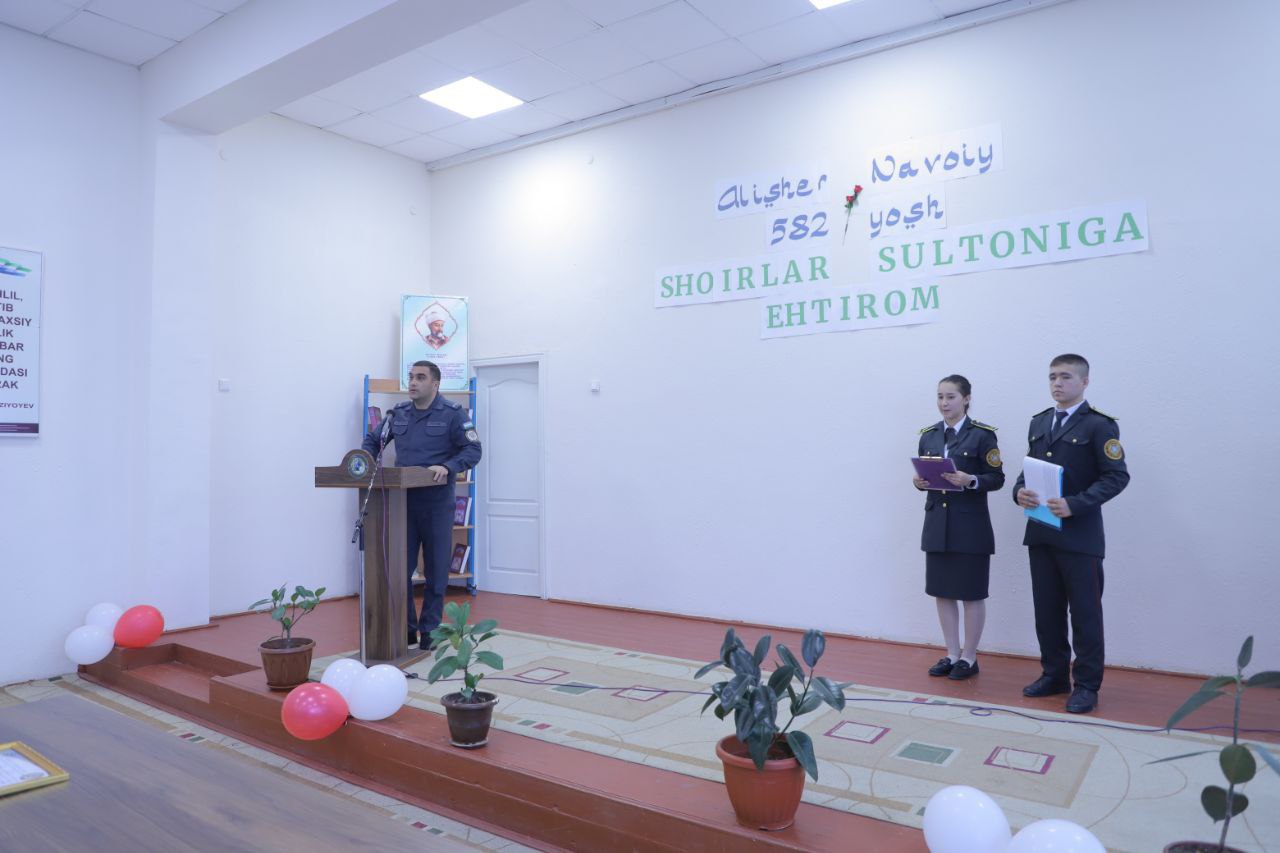 Surxondaryo akademik litseyida 9-fevral Mir Alisher Navoiy tavalludining 582 yilligi munos…