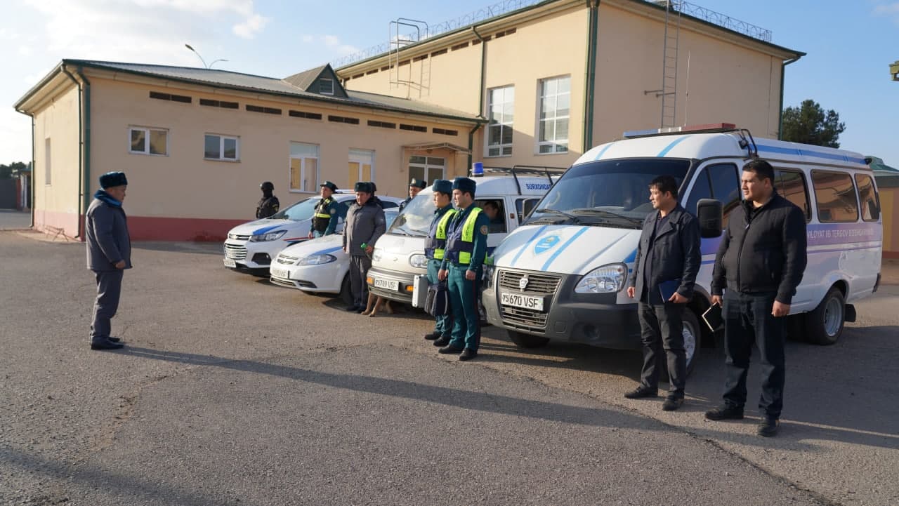 Сурхондарё Ички ишлар органларида ситуацион ўқув машғулотлари ўтказилмоқда